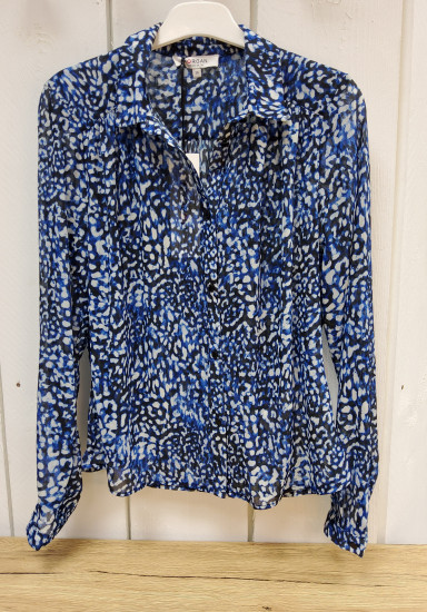 Chemise bleu femme