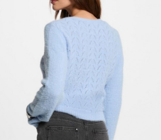 Gilet bleu femme
