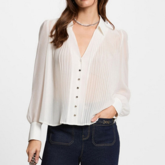 Chemisier blanc femme