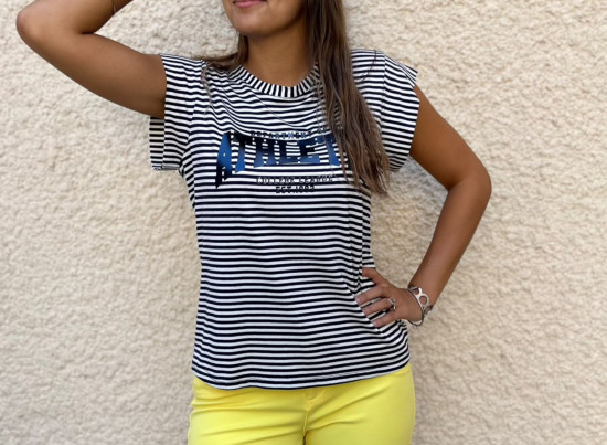 Tee-shirt marinière femme