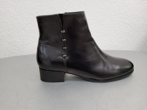 Bottines noires cuir femme