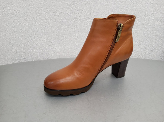 botte femme cognac