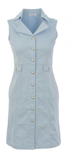 Robe courte denim femme