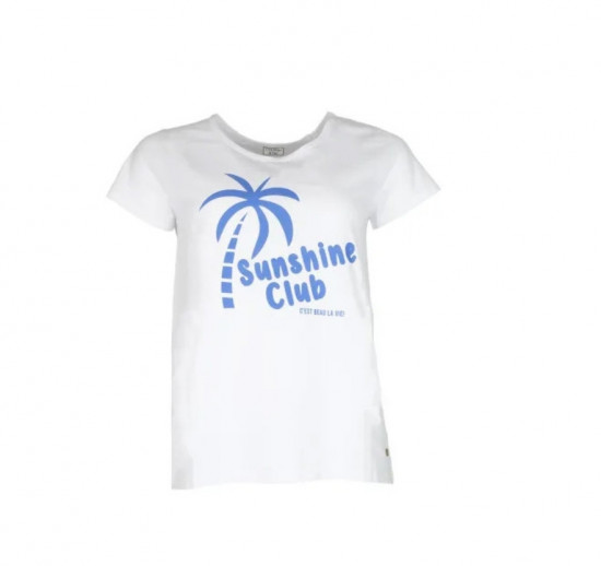 Tee-shirt blanc femme