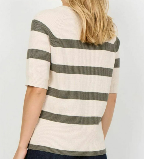 Pull manches courtes femme