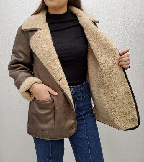 Manteau / veste marron femme