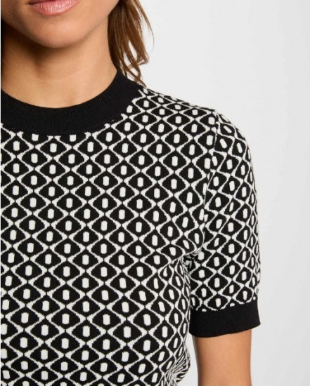 Pull manches courtes femme