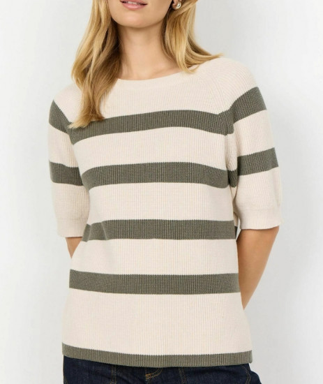 Pull manches courtes femme