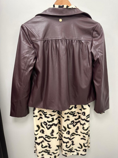 Veste en similicuir femme