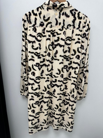 Robe fluide col V droite femme