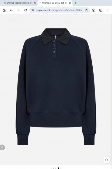 Sweat bleu marine femme