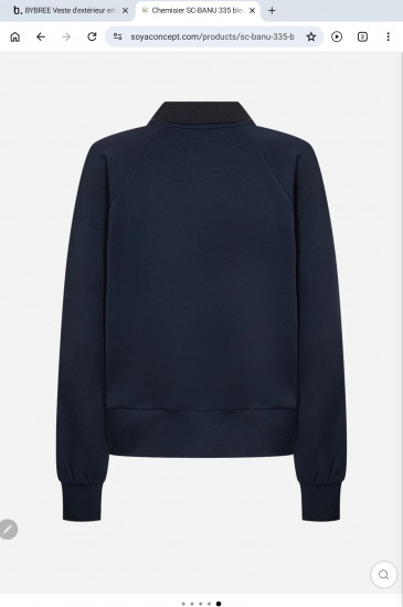 Sweat bleu marine femme