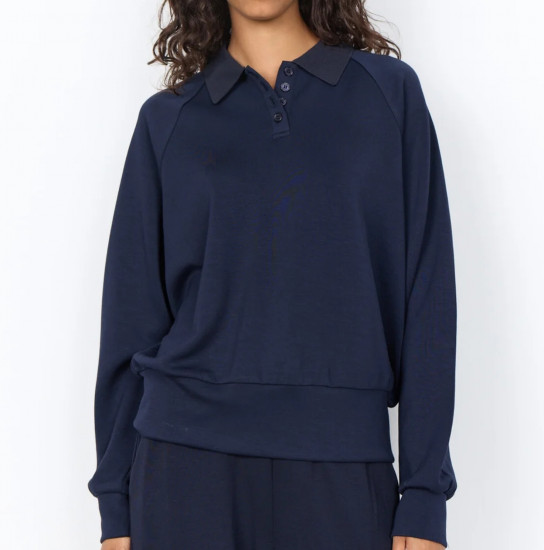 Sweat bleu marine femme