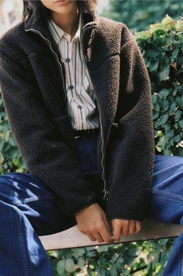 Veste d’extérieure chocolat femme
