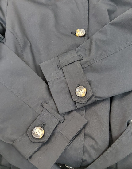 Trench noir femme