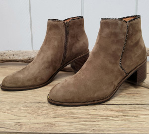 Bottines en nubuck femme