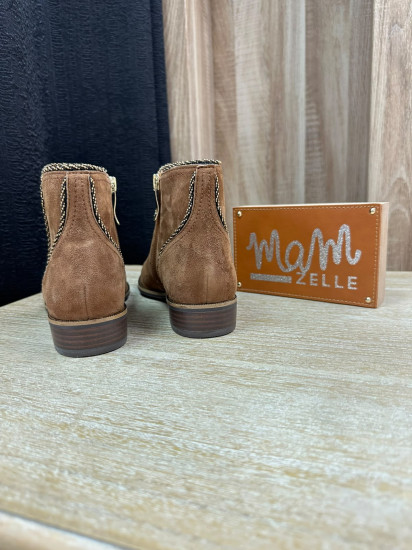 Bottines en nubuck femme