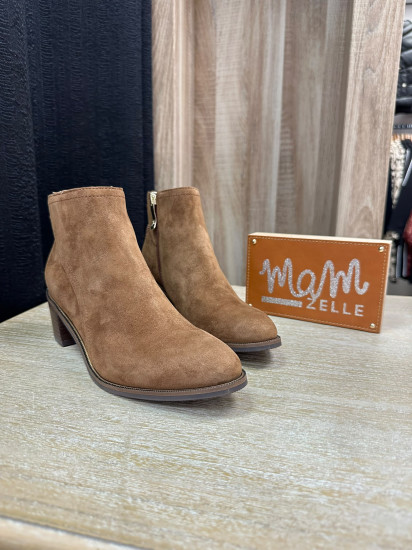 Bottines en nubuck femme