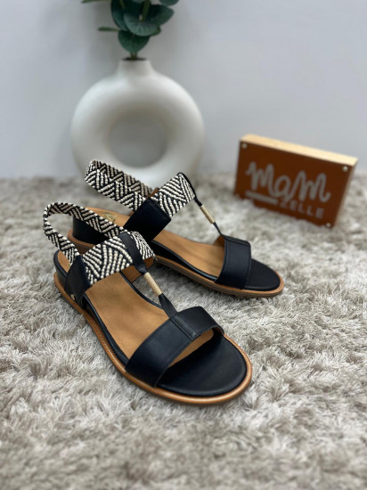 Nu-pieds noir femme