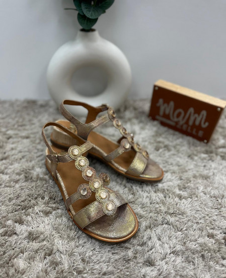 Nu-pieds crème femme