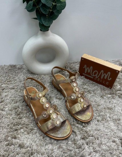 Nu-pieds crème femme