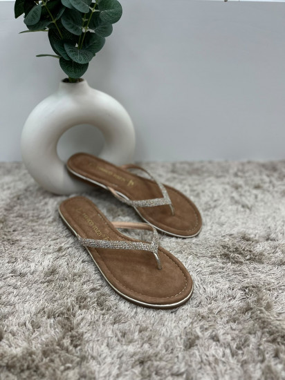 Tongs avec strass femme