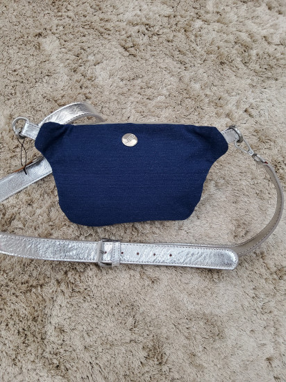 Sac  banane cuir bimatière