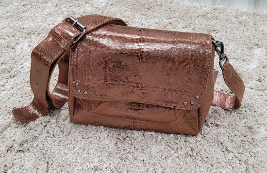 Sac à rabat en cuir