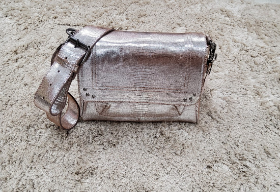 Sac à rabat en cuir