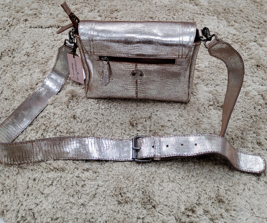 Sac à rabat en cuir