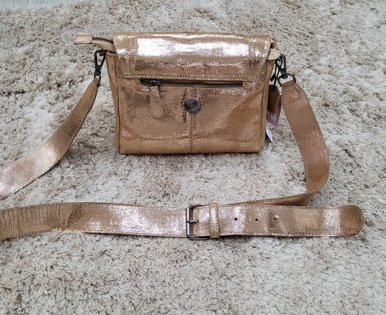 Sac à rabat en cuir