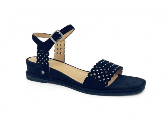 Sandales nu-pieds noir femme