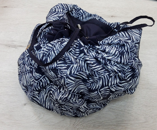 Coupe-vent réversible bleu femme