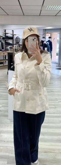 Trench crème femme