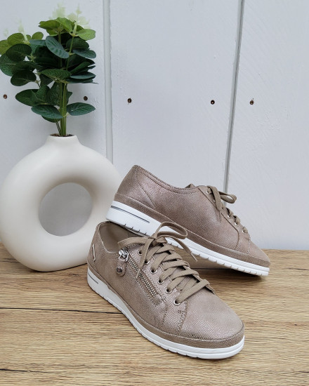 Sneakers taupe femme