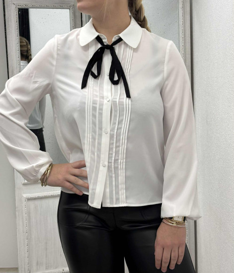 Chemisier blanc femme