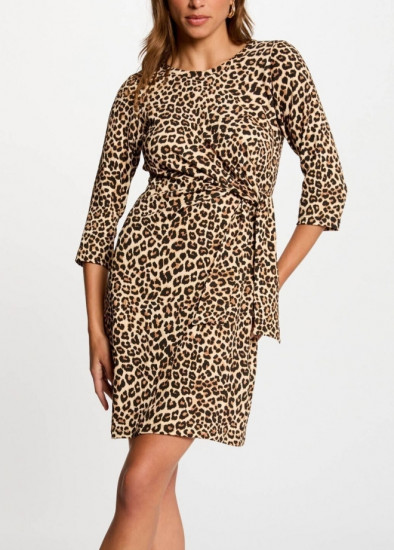 Robe léopard femme