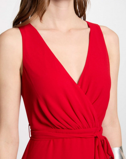 Robe courte rouge femme