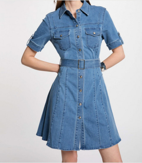 Robe en jean denim femme