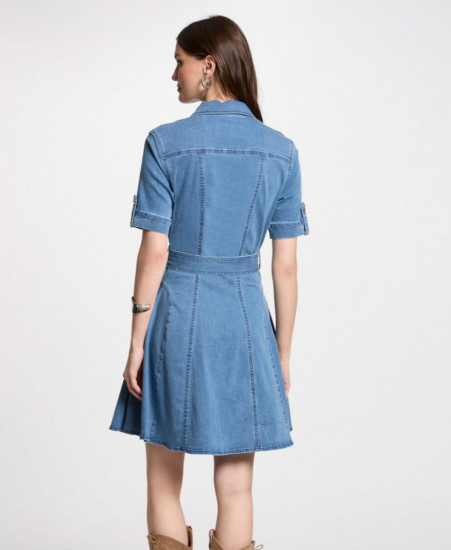 Robe en jean denim femme