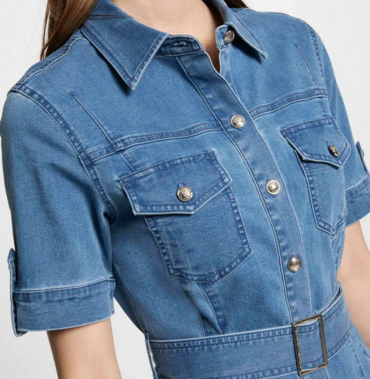 Robe en jean denim femme