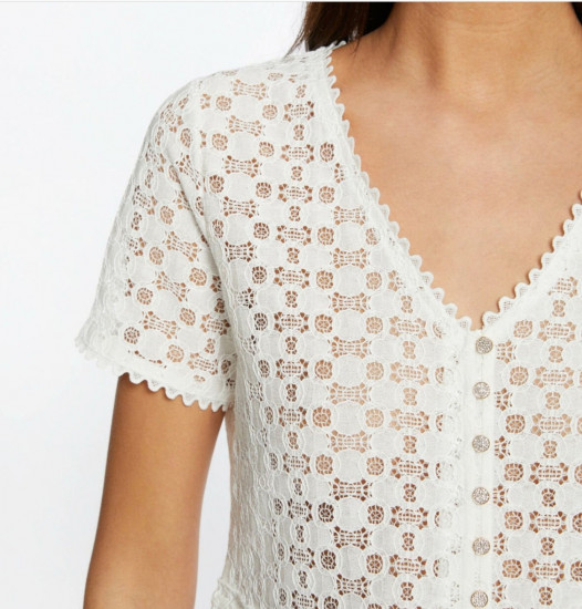 T-shirt en dentelle  femme