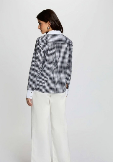 Chemise à carreaux femme