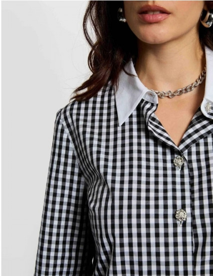 Chemise à carreaux femme