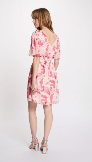 Robe courte cache coeur femme