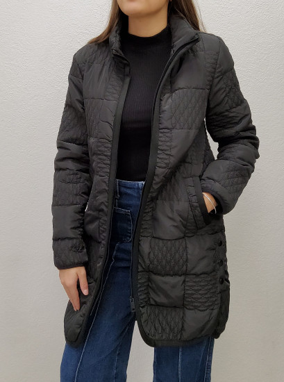 Manteau noir femme