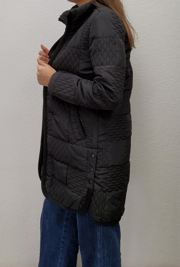 Manteau noir femme