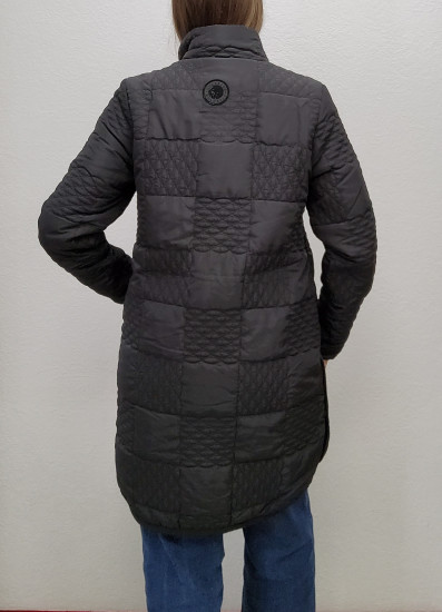 Manteau noir femme