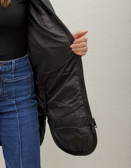 Manteau noir femme
