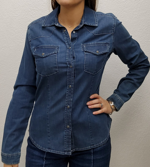 Chemise en jean femme